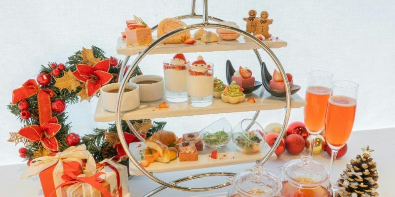 【Xmas2025】クリスマスアフタヌーンティー Mighty Leafの紅茶お替わり自由（11～12月）