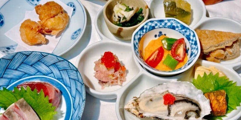 ＼＼贅沢コース／／はまぐり・お椀・八寸・お造り・揚げ物・炭火焼・お食事・デザート※お食事のみ