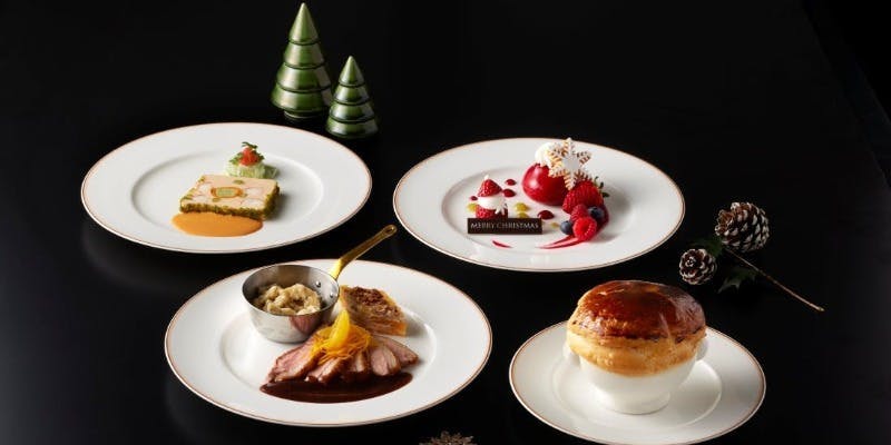 【Xmas2025】平目のボンファム含む全5品 オーキッドクリスマス特別ディナー
