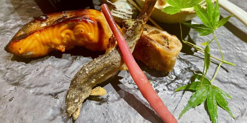 【全9品コース】炙り物、お造り、魚・肉炭火焼き、土鍋ご飯など（半個室）7月1日～（半個室）