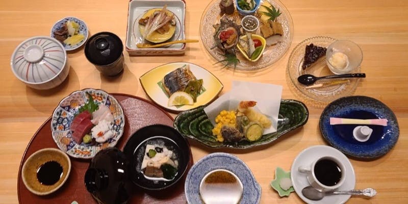 【梅御膳】天ぷら、茶碗蒸しなど全8品（個室確約）