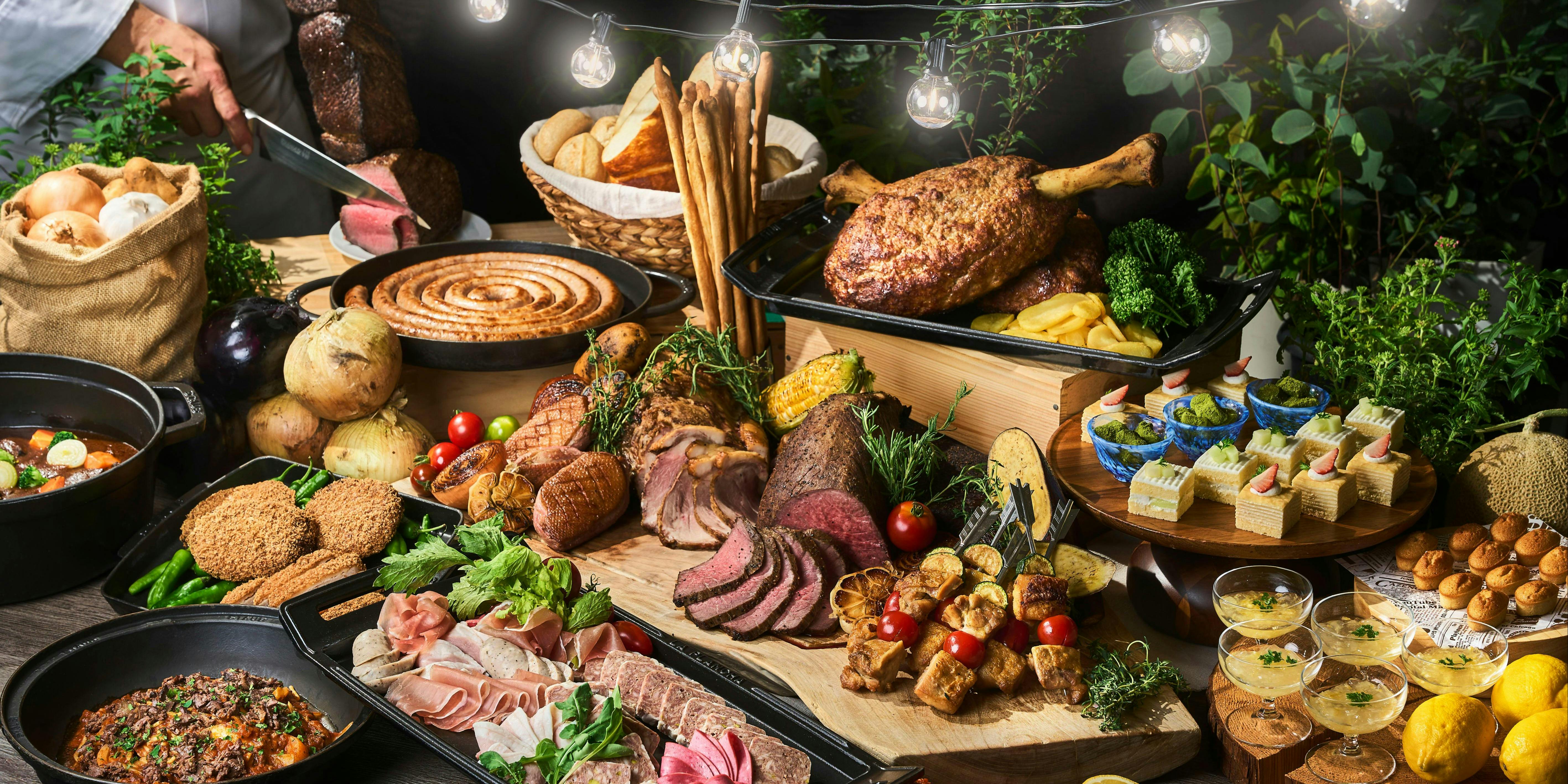 ランチ】蹴上のブッフェで多彩な料理を心ゆくまで楽しむ - 一休.com