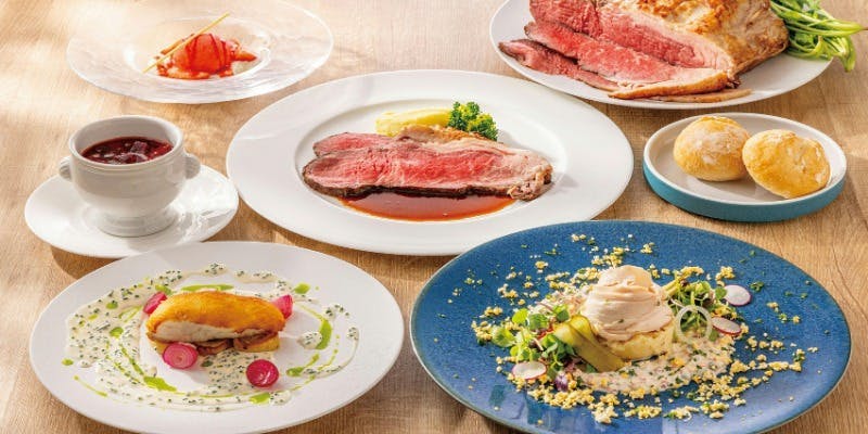 Lunch Set B　ローストビーフ食べ放題！！＋ワイン含むドリンク1杯付き