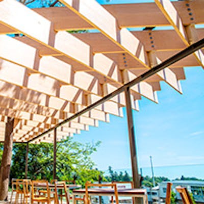 360度自然との一体感が楽しめる空間