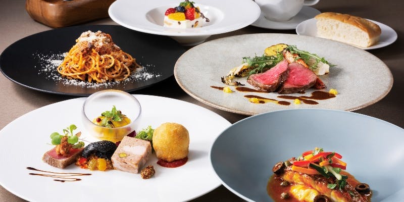【冬ディナー】「ヴィアッジョ」選べるパスタ・リゾット＋グリル料理＆魚料理付き全5品