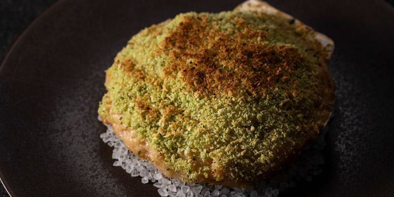 【ホタテ貝の焼きクリームコロッケ～シーフードとよろしい茸入り～】＋ミニブッフェ付（90分制）