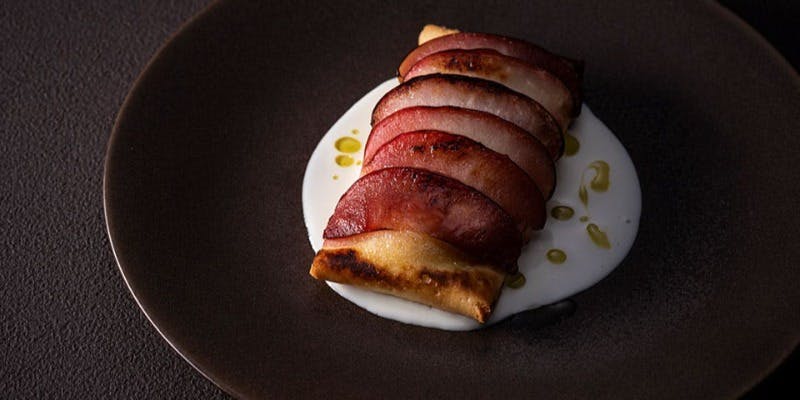 Seasonal Menu【淡路どりとトリュフ風味ポテトのクレープ包み】＋ミニブッフェ付（90分制）