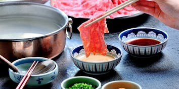 【米沢牛しゃぶしゃぶコース】全5品 - 日本料理 四季／レンブラントホテル海老名