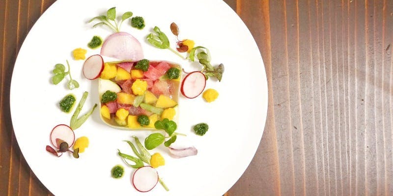 【ランチ】前菜、メインを含む全4品 ～スタンダードランチコース～  ＋食後のカフェ