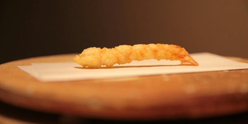 【お昼のコース】天ぷら10種、サラダ、お食事