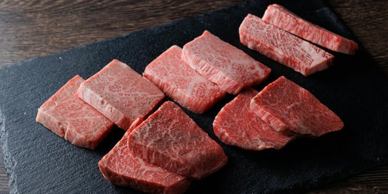 【極コース】和牛霜降り五点盛り合わせ・シャトーブリアンなど全10品