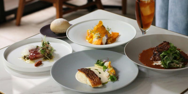 魚＆肉のWメイン付き選べる4品コース（平日限定）