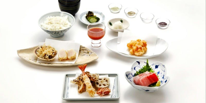 【松】刺身と天ぷら、海の恵みと旬の野菜の贅沢コース（11/1～）