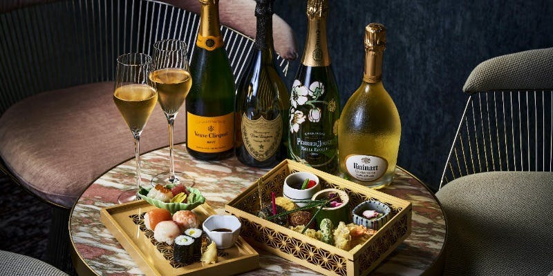 WASHOKU × Champagne＋ヴーヴ・クリコイエローラベル