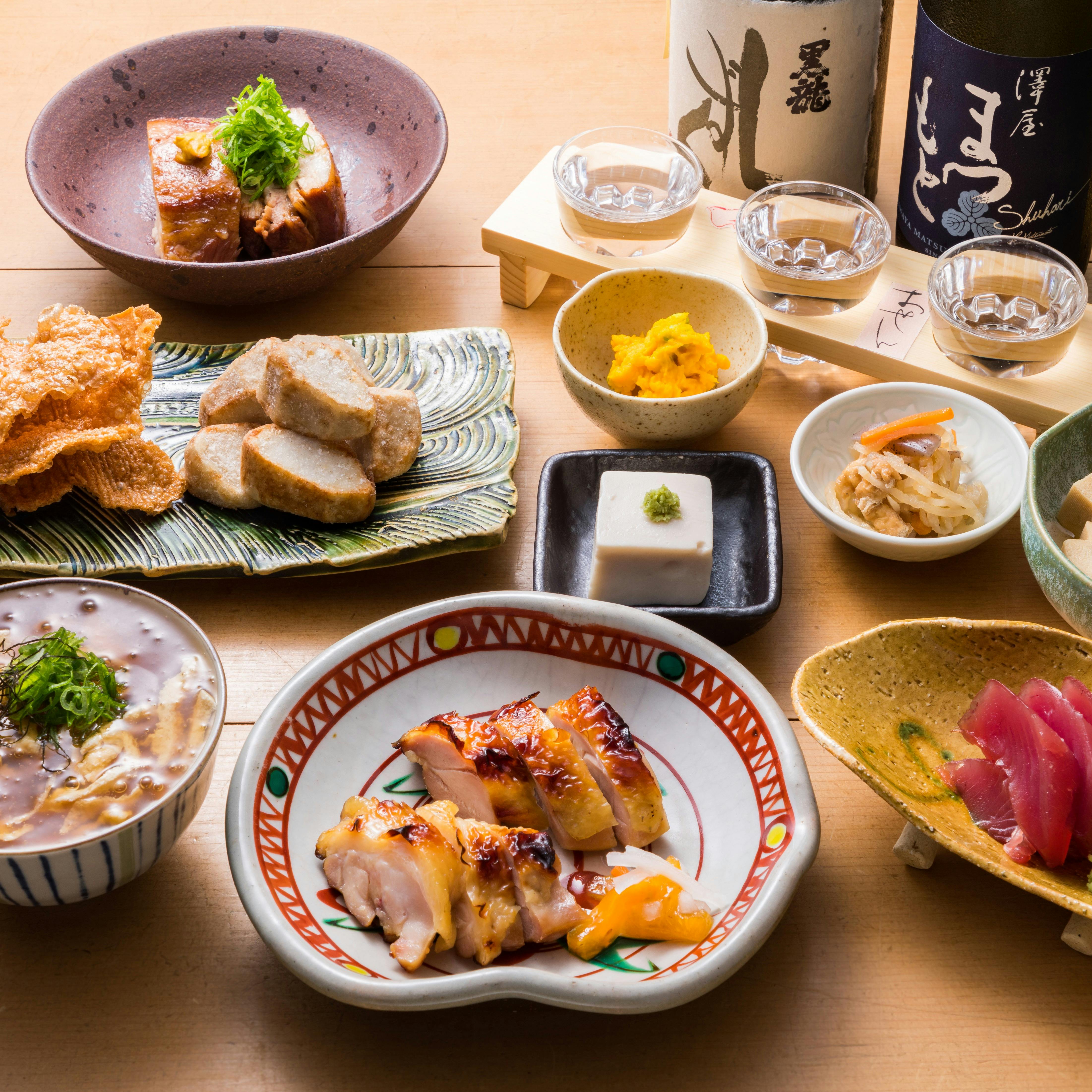 出逢ひ茶屋 おせん おまかせおばんざいコース 先附 お造り おばんざい 焼き物 揚げ物など全8品をご堪能 ディナー プラン メニュー 一休 Comレストラン