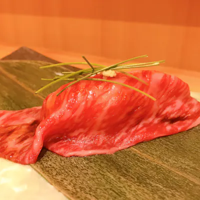 当店おすすめの逸品 ザブトンの握り寿司