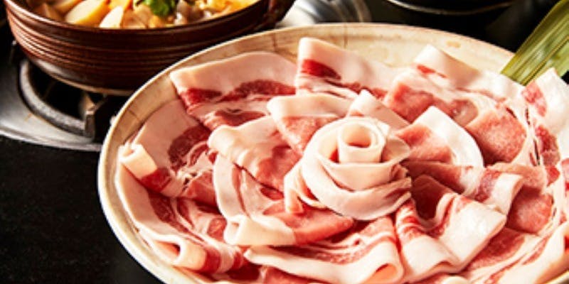 国産イノシシ肉の牡丹鍋コース【ネット限定価格】