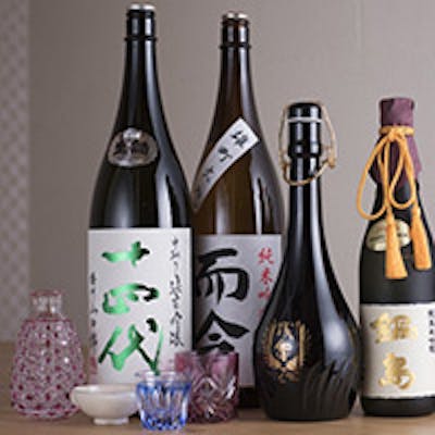 希少な銘柄も含めた日本酒のセレクト