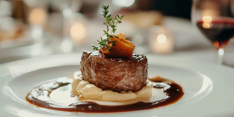 【Xmas2025】「クリスマスディナーコース」穀物飼育牛フィレ・トリュフ・フォアグラなど贅沢10品