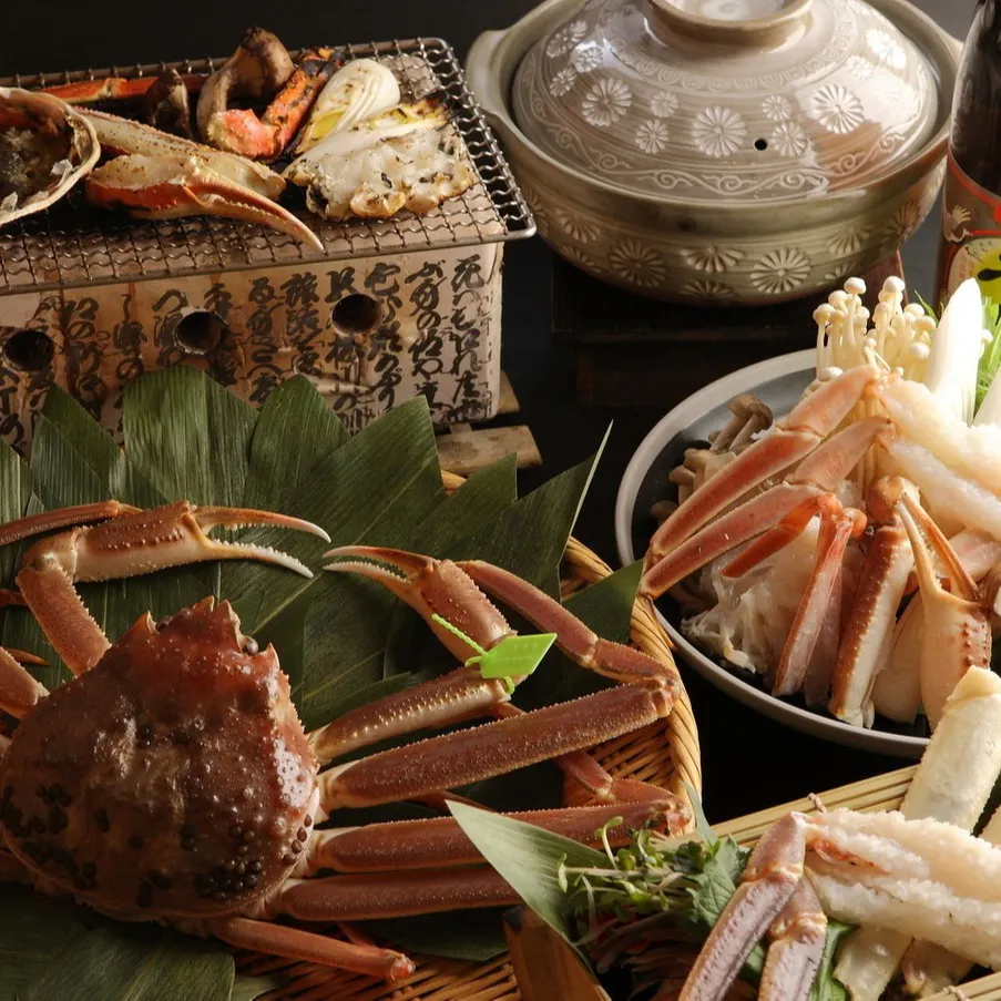 香住 北よし お初天神店 黄金ガニのプレミアムコース 焼きガニor蒸しガニ カニ鍋など全7品 ランチ プラン メニュー 一休 Comレストラン