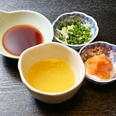 当店こだわりのポン酢
