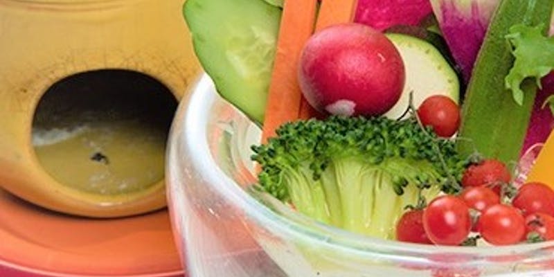 【女子会プラン】バーニャカウダ、薬膳出汁の野菜鍋など全7品