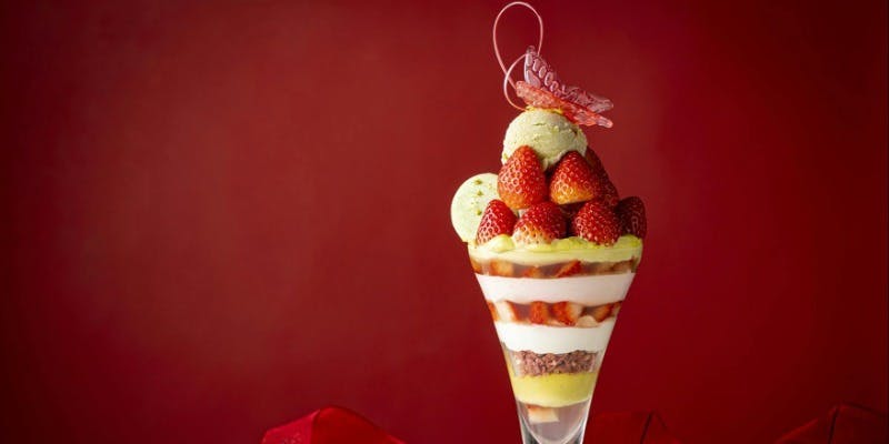 【ストリングス・パフェ】いちごピスタチオ（12/28～2/28）