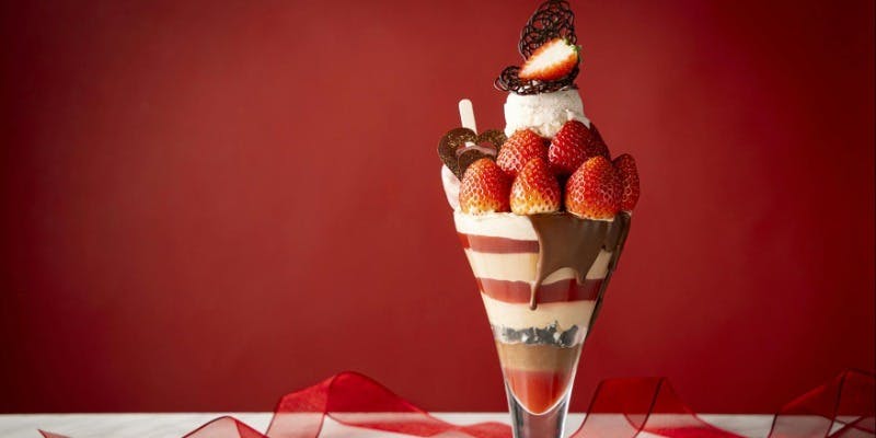 【ストリングス・パフェ】いちごチョコレート（12/28～2/28）