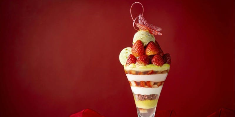 【ストリングス・パフェ】いちごピスタチオ（12/28～2/28）