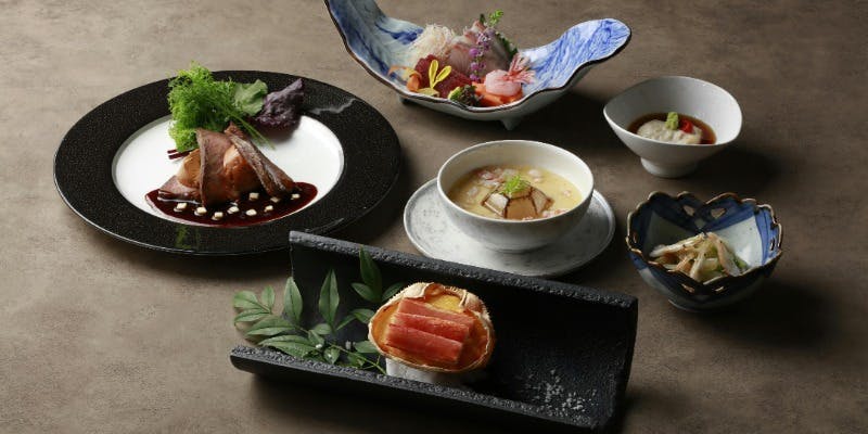 宿場コース＋長野県産 冷酒 飲み比べセット