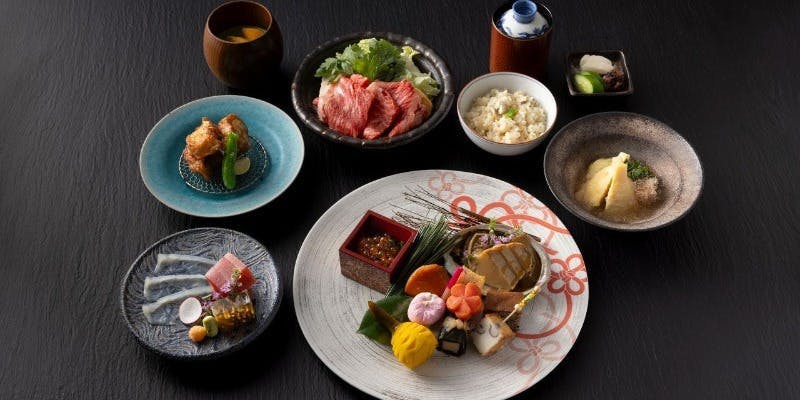 【ご接待・ご会食】1月2月冬の会席＋【一人ひと鍋】黒毛和牛すき焼きとふぐ会席（個室確約）