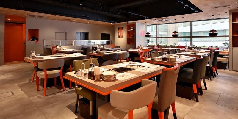 熟成和牛焼肉エイジング・ビーフ渋谷店の店内の様子