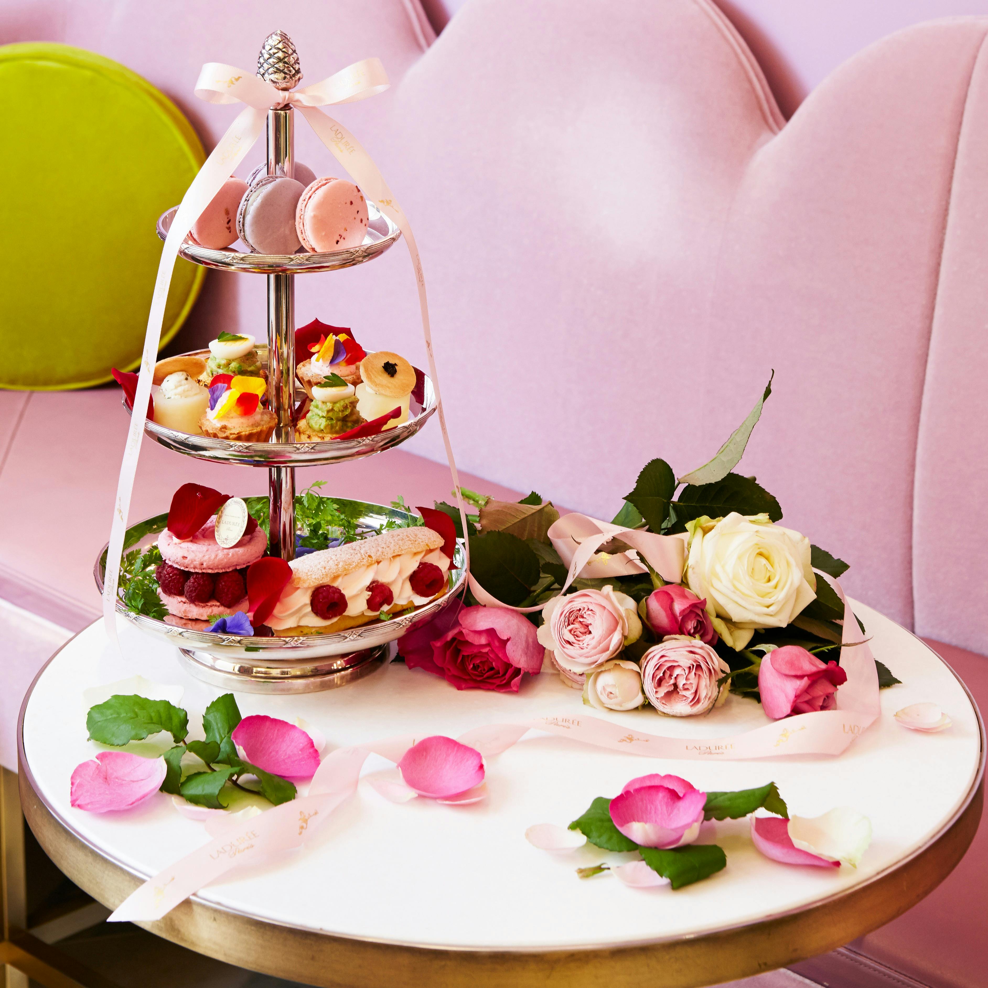 ラデュレ 渋谷松濤店 期間限定 Pompadour Afternoon Tea ティー プラン 11247951 メニュー 一休 Comレストラン