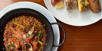 【お昼からスペイン堪能コース】スープとタパスの盛り合わせ、選べるお米料理 全3品 - スペイン食堂 ラ オリーバ