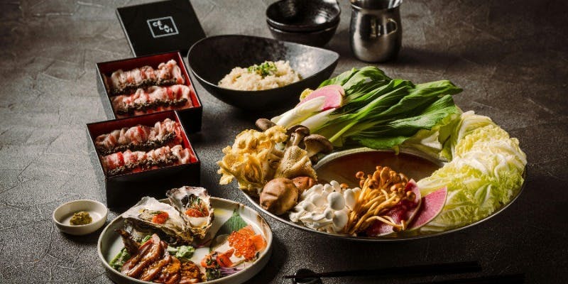 【17F】TRUFFLE HOTPOT トリュフ鍋＋ー MOET ＆ CHANDON ー 付き2時間飲み放題付き