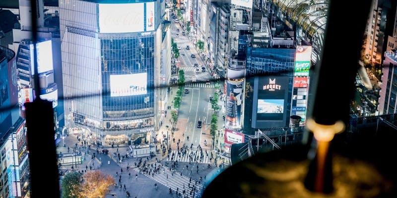 CE LA VI RESTAURANT＆SKY BARからの美しい渋谷夜景