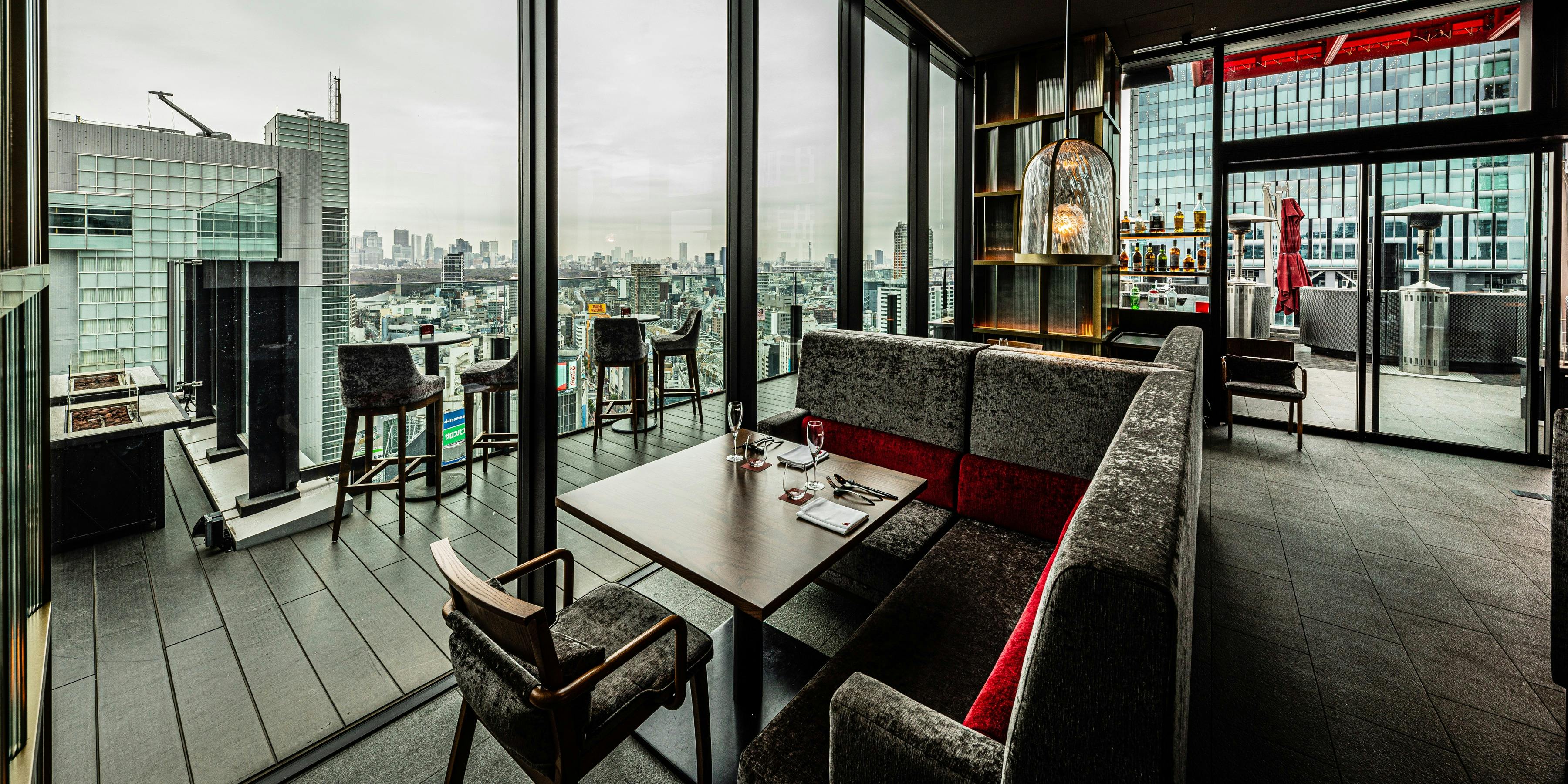 CE LA VI TOKYO 【18F Restaurant】ランチ席のみ予約＋1 Glass of