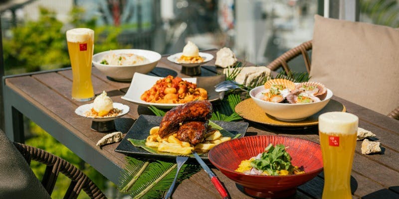 CE LA VI TOKYO 【18F】ビアテラスプラン/ カジュアルに楽しめる全6品