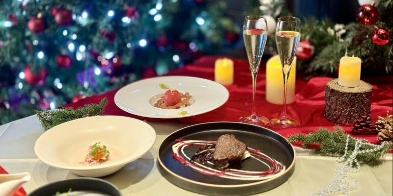 CE LA VI TOKYO 18F【Xmas2025】クリスマスディナー 全7皿＋乾杯