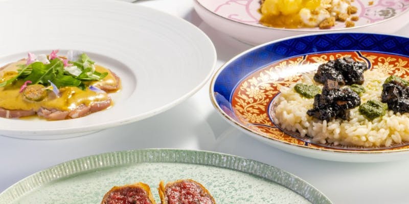 【クリスマス限定ランチ】「Wメイン＋乾杯ドリンク」メイン常陸牛 魚料理Wメイン全7品7000円～