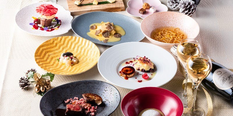 【クリスマス限定ディナー】高級食材を使用した特別なディナーコース全6皿15000円～＋乾杯シャンパン付