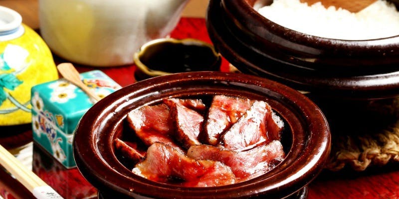 【ランチ】土釜の「赤身」肉まぶしコース　