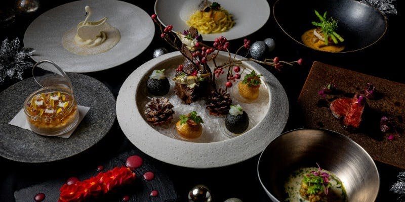 【Xmas2025】2部　和とイタリアンのクリスマスディナーコース全11品（ 19：30 or 20：00入店限定）