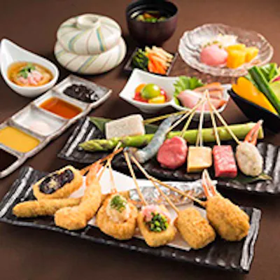 こだわりの衣で仕上げる上質な串揚げを堪能
