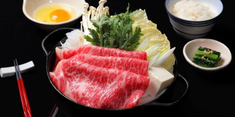 厳選神戸牛のすき焼き御膳（11/17提供開始）