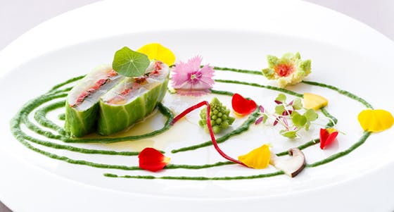 ランチ 創作フレンチ 百花籠 清雅 ソウサクフレンチ ヒャッカロウ セイガ 高岳 尼ケ坂 フランス料理 一休 Comレストラン