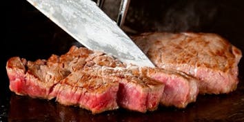 【カジュアルコース】国産牛赤身ステーキとアワビの鉄板焼き　全8品 - カジュアル 鉄板 伊達