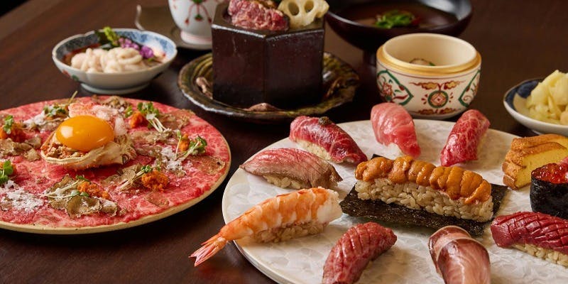 Xmas ＜乾杯シャンパン付き＞蟹と和牛づくしのクリスマスコース（全16品）（個室確約）