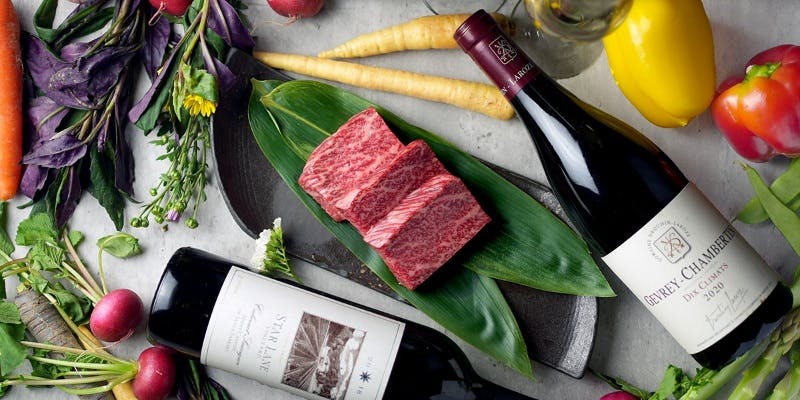 【Xmas2025】近江牛希少イチボ鉄板ステーキの肉割烹Xmasコース＋100種飲み放題（2名～個室選択可）