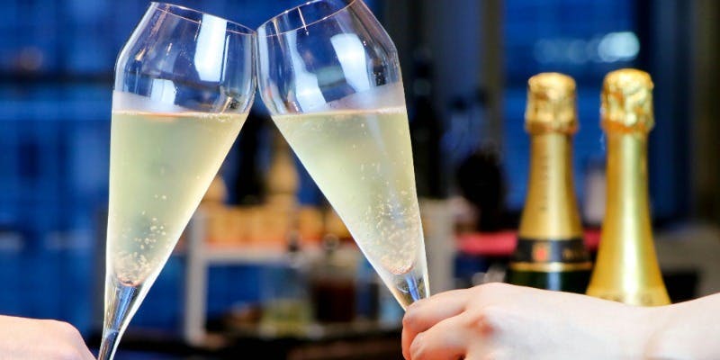 【鉄板焼きカウンター】ペアコース　尾崎牛サーロ・フィレ等全9品＋1ドリンク＋ホールケーキ（2名様限定）